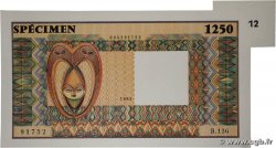 (1250 Francs) Échantillon AFRIQUE OCCIDENTALE FRANÇAISE (1895-1958)  1984 P.--s