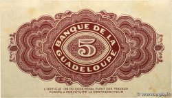 5 Francs GUADELOUPE  1944 P.21a TTB+