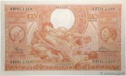 100 Francs - 20 belgas BELGIQUE  1944 P.113