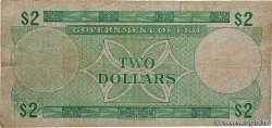 2 Dollars Petit numéro FIJI 1968 P.060a VG