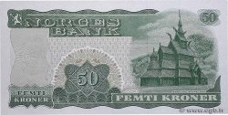 50 Kroner NORVÈGE  1983 P.37d NEUF
