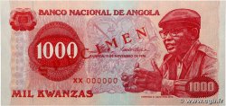 1000 Kwanzas Spécimen ANGOLA  1976 P.113s