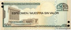 500 Pesos Oro Spécimen RÉPUBLIQUE DOMINICAINE  2006 P.179s1 pr.NEUF