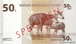 50 Centimes Spécimen RÉPUBLIQUE DÉMOCRATIQUE DU CONGO  1997 P.084As NEUF