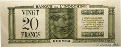 20 Francs NOUVELLE CALÉDONIE  1944 P.49 SPL