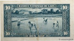 10 Kip LAOS  1957 P.03b VF
