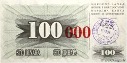 100000 Dinara BOSNIA-HERZEGOVINA 1993 P.056b FDC