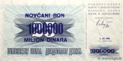 1000000 Dinara BOSNIA HERZEGOVINA 1993 P.035a UNC