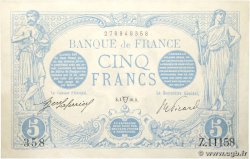 5 Francs BLEU FRANCIA  1916 F.02.38