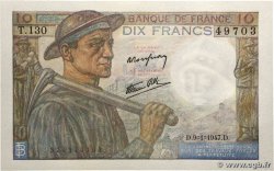 10 Francs MINEUR FRANCE  1947 F.08.17