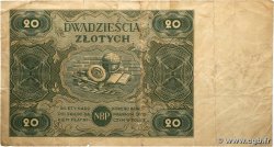 20 Zlotych POLAND 1947 P.130 F