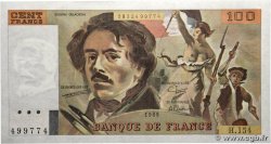 100 Francs DELACROIX modifié FRANCE  1989 F.69.13d