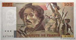 100 Francs DELACROIX imprimé en continu FRANCIA  1990 F.69bis.02b