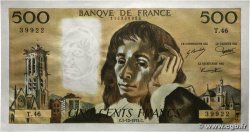 500 Francs PASCAL FRANCE  1974 F.71.12