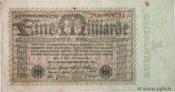 1 Milliard Mark GERMANY 1923 P.114