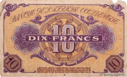 10 Francs FRENCH WEST AFRICA 1943 P.29 F-