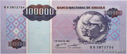 100000 Kwanzas Reajustados ANGOLA 1995 P.139 UNC