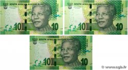 10 Rand Consécutifs SOUTH AFRICA 2016 P.138b UNC