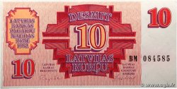 10 Rublu LATVIA 1992 P.38
