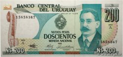 200 Nuevos Pesos URUGUAY 1986 P.066a