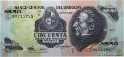 50 Nuevos Pesos URUGUAY 1988 P.061A