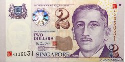2 Dollars SINGAPORE 2000 P.45