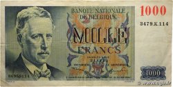 1000 Francs BELGIUM 1950 P.131