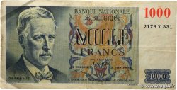 1000 Francs BELGIUM 1950 P.131