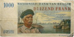 1000 Francs BELGIUM 1950 P.131 F+