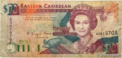 20 Dollars EAST CARIBBEAN STATES 1993 P.28a