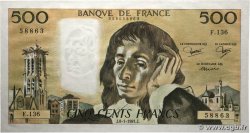 500 Francs PASCAL FRANCE 1981 F.71.23