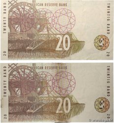 20 Rand Lot SOUTH AFRICA 1993 P.124a VF+