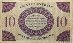 10 Francs Marianne CCFOM FRENCH EQUATORIAL AFRICA 1944 A.125a F