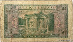 50 Piastres LIBAN  1950 P.043 B