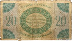 20 Francs Marianne CCFOM FRENCH EQUATORIAL AFRICA 1944 A.126b G
