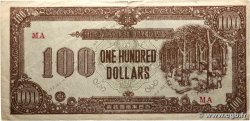 100 Dollars MALAYA 1942 P.M09 F+