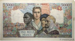 5000 Francs EMPIRE FRANÇAIS FRANCE 1942 F.47.04 F+