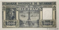 1000 Francs BELGIQUE  1945 P.128b