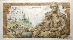 1000 Francs DÉESSE DÉMÉTER FRANCE  1943 F.40.17