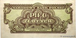 5 Zloty POLOGNE  1944 P.108 SUP
