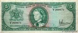 5 Dollars TRINIDAD et TOBAGO  1964 P.27c
