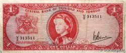 1 Dollar TRINIDAD et TOBAGO  1964 P.26c