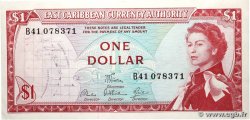 1 Dollar CARAÏBES  1965 P.13d