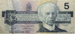 5 Dollars CANADA  1986 P.095e