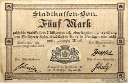 5 Mark ALLEMAGNE Mulhouse 1914 JP.68-281