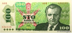 100 Korun TCHÉCOSLOVAQUIE  1989 P.097