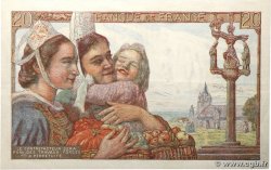 20 Francs PÊCHEUR FRANCE  1942 F.13.02 TTB+