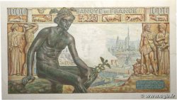1000 Francs DÉESSE DÉMÉTER FRANCE  1942 F.40.07 TB