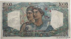 1000 Francs MINERVE ET HERCULE FRANCE  1949 F.41.28