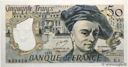 50 Francs QUENTIN DE LA TOUR FRANCE  1976 F.67.01